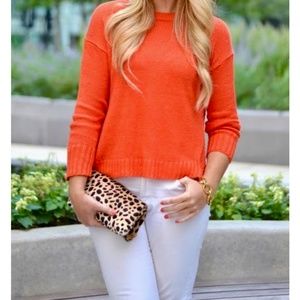 J. CREW Textured Linen Beach Sweater